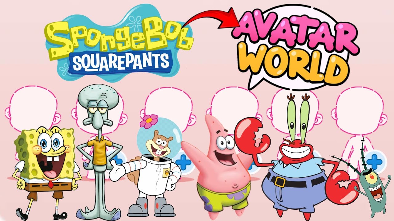 NEW✅ How To Make SPONGEBOB SQUAREPANTS Characters In Avatar World 🧀🦀 #pazuavatarworld 