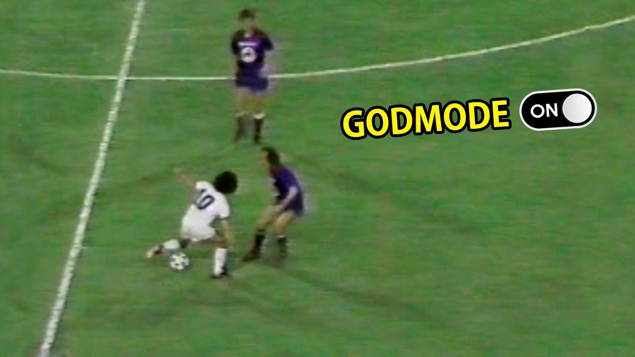 Maradona en Modo Dios antes del Mundial 82 (Fiorentina - Argentina)
