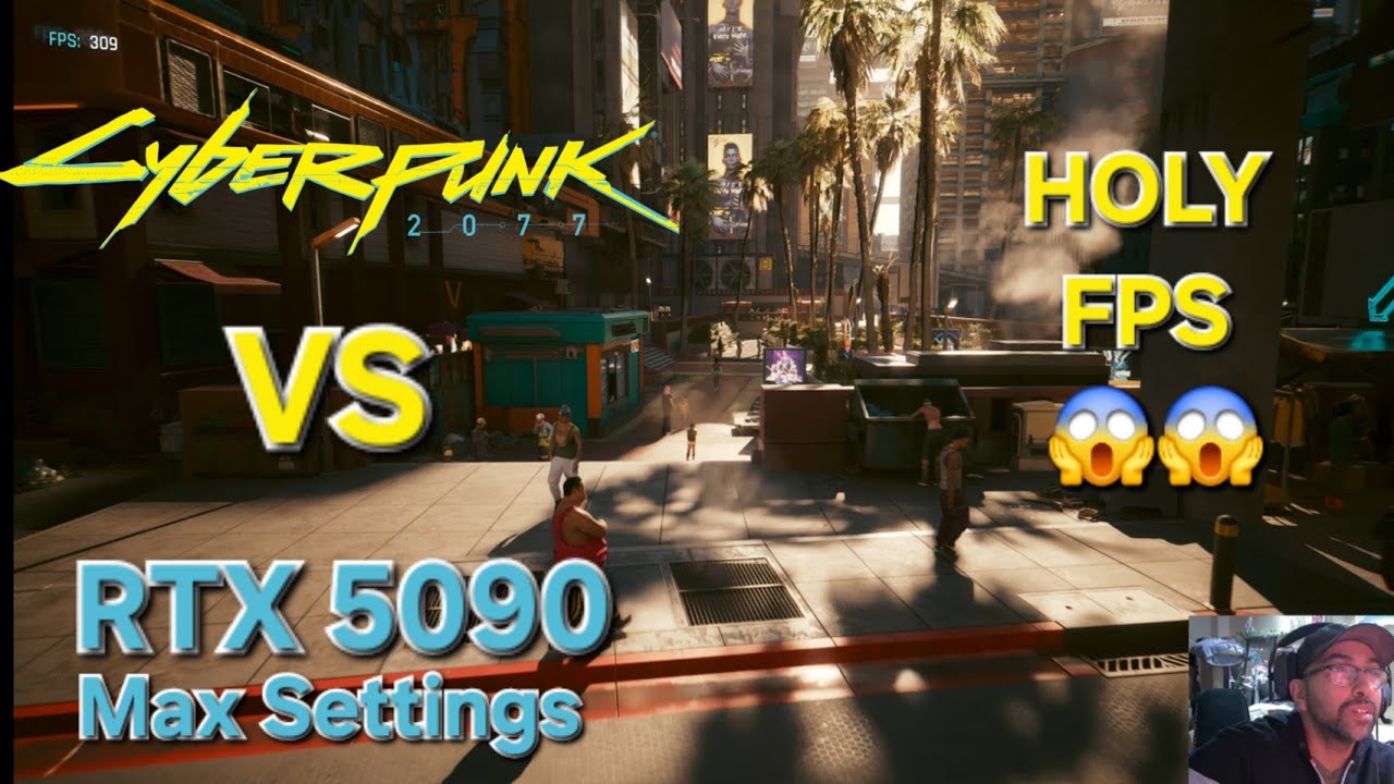 Cyberpunk VS RTX 5090 Benchmark test !!!!