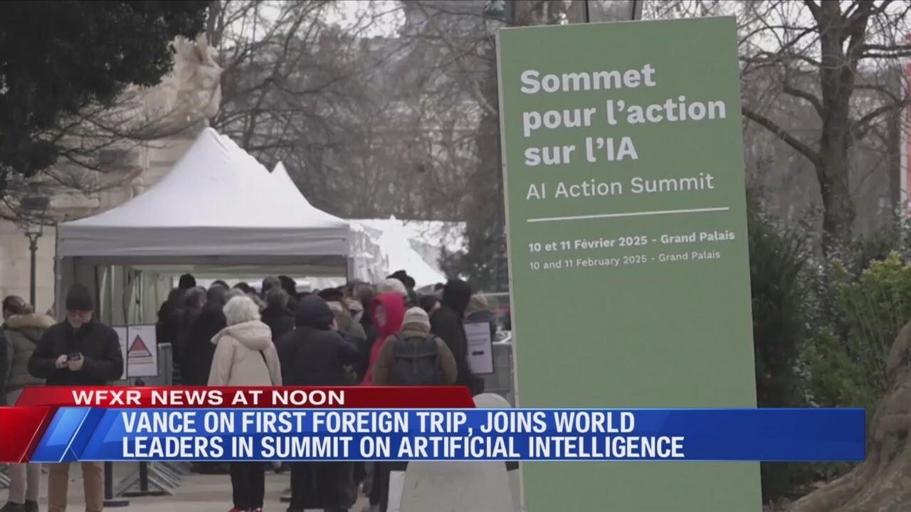 Vance on first foreign trip to summit on Artificial Intelligence