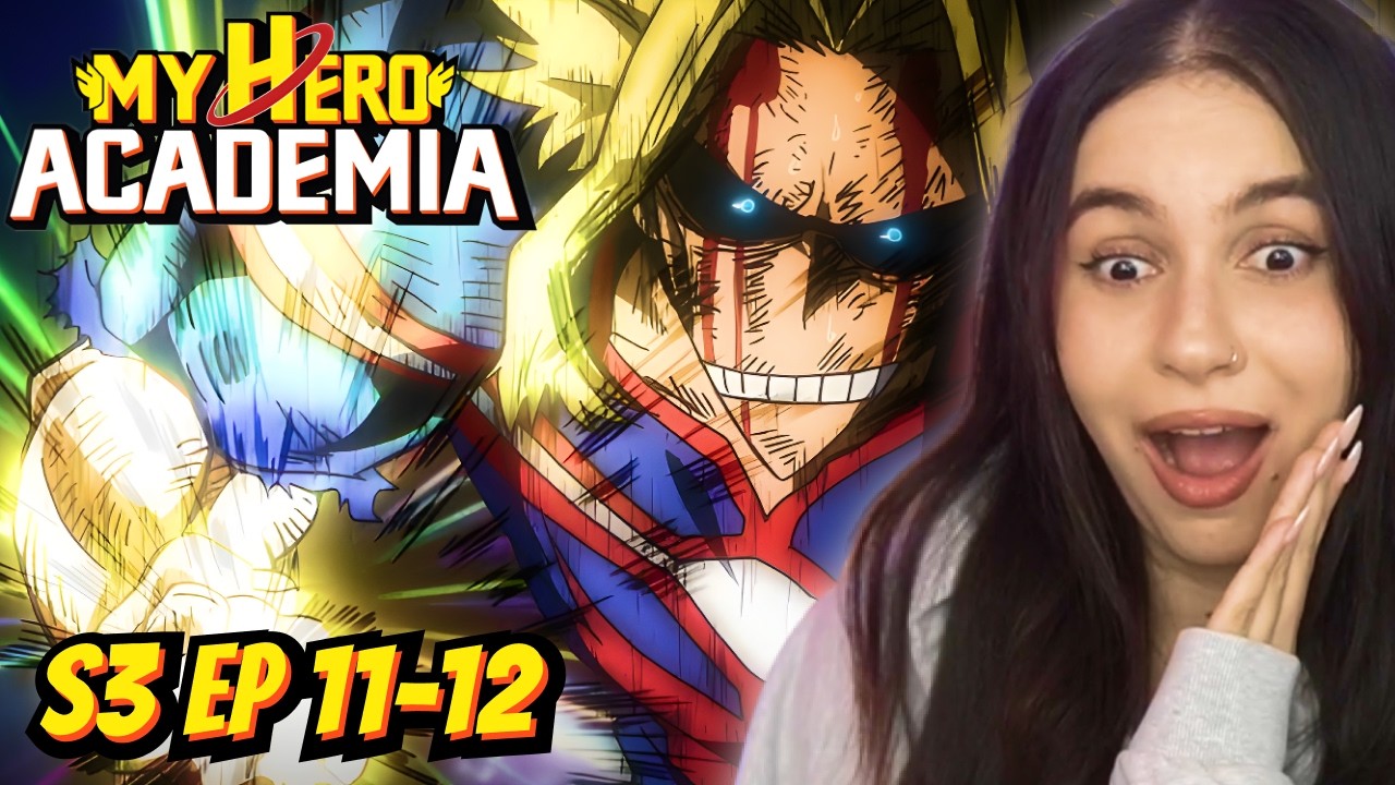 UNITED STATES OF SMASH!! 💙🤍❤️│MY HERO ACADEMIA Season 3 Episode 11 & 12 REACTION