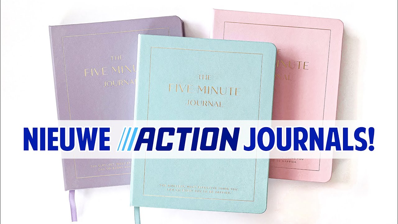 ACTION JOURNALS: the five minute journal voor maar 1,99 euro! luxe journal review