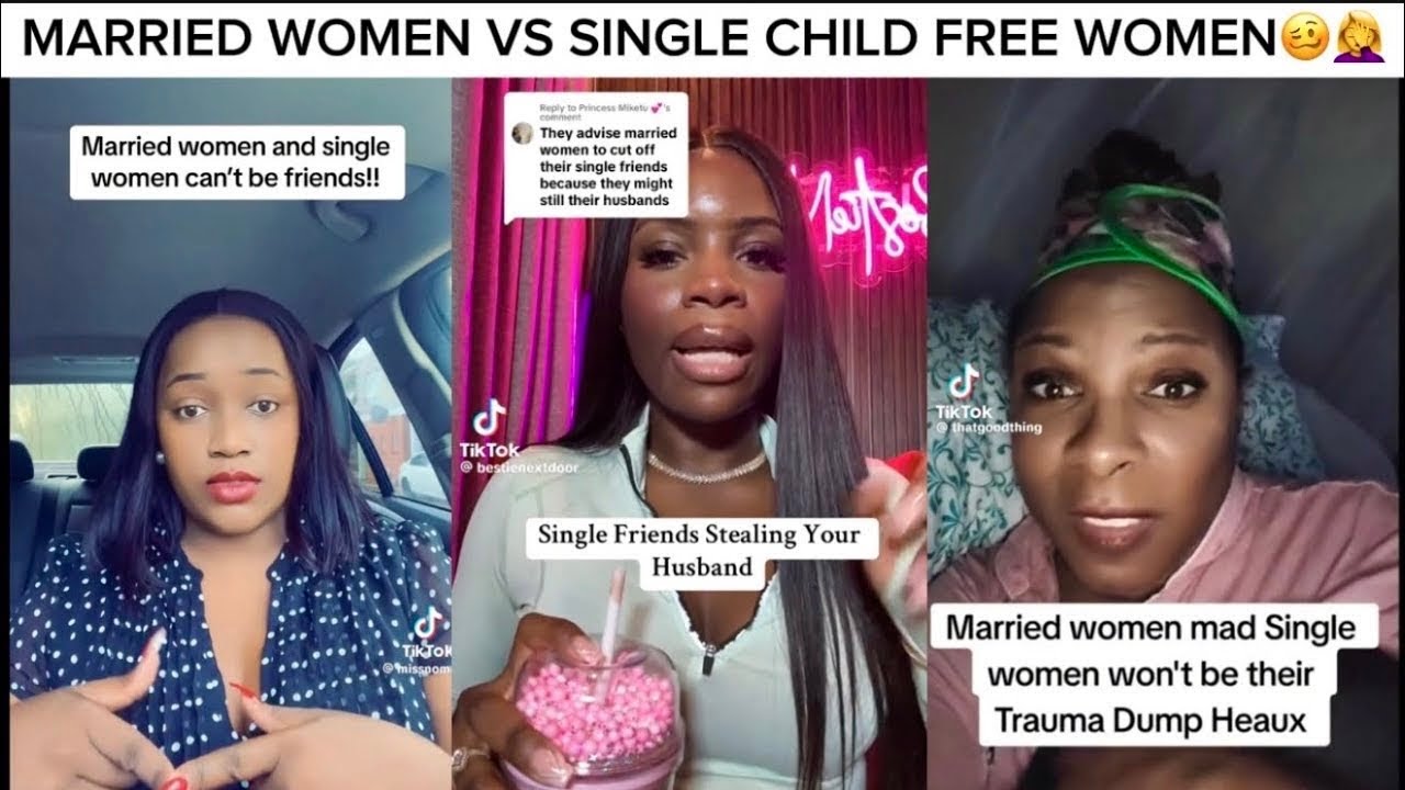 MARRIED WOMEN SAY SINGLE CHILD FREE WOMEN ARE TOXIC AND BAD INFLUENCE🥴🤨 SINGLE WOMEN RESPOND 🫣‼️🤦‍♀️