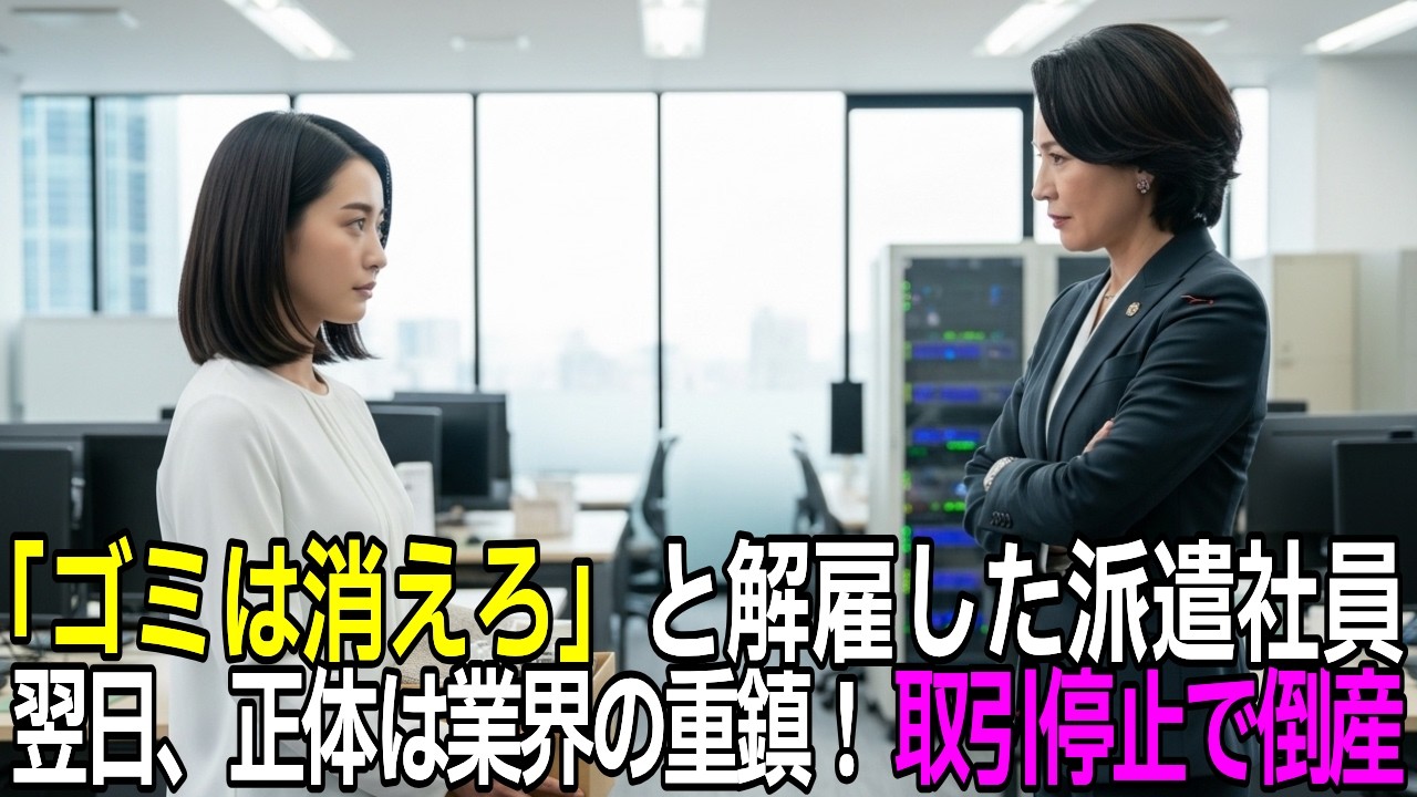 契約社員を解雇した上司、実は業界の重鎮だった…会社に訪れた衝撃の結末