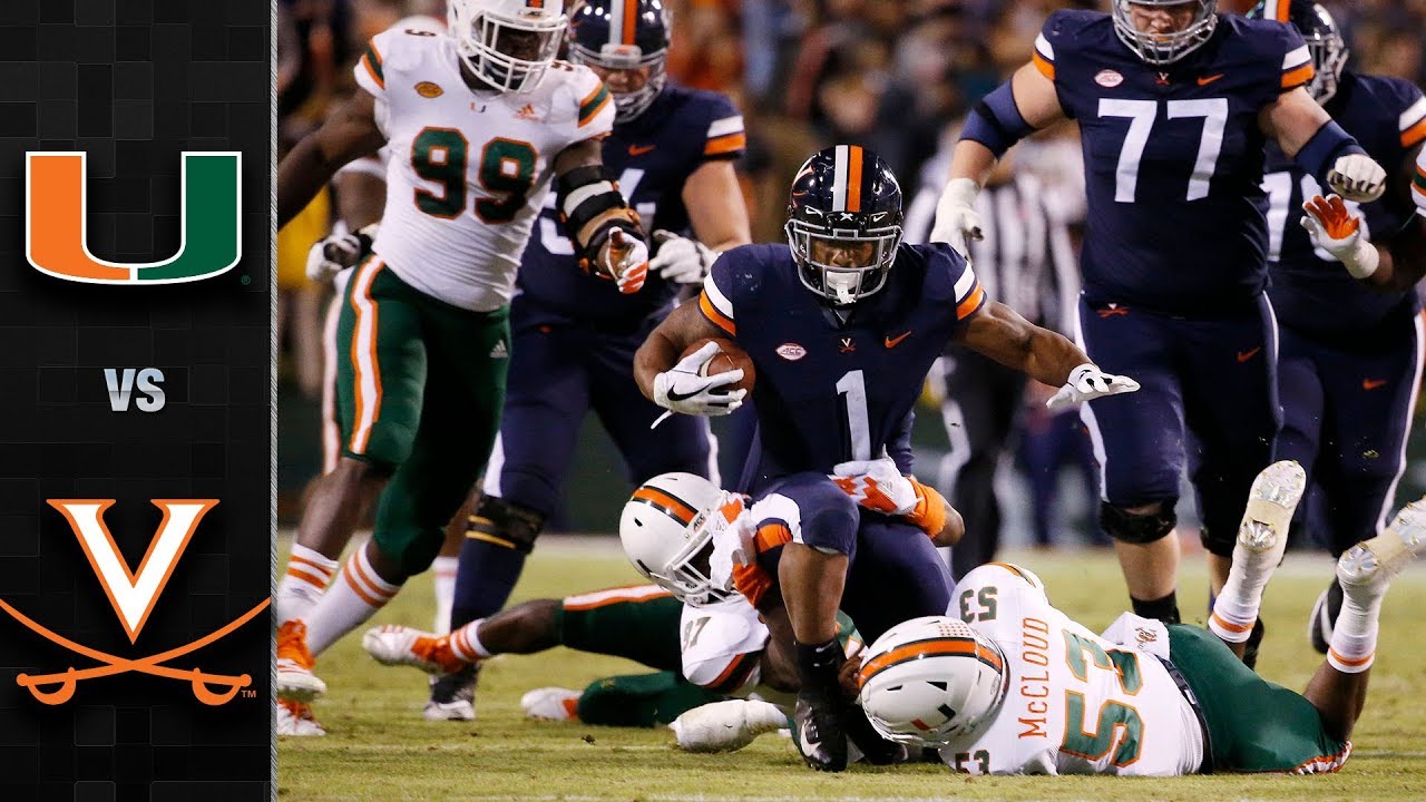 Miami vs. Virginia Football Highlights (2018)