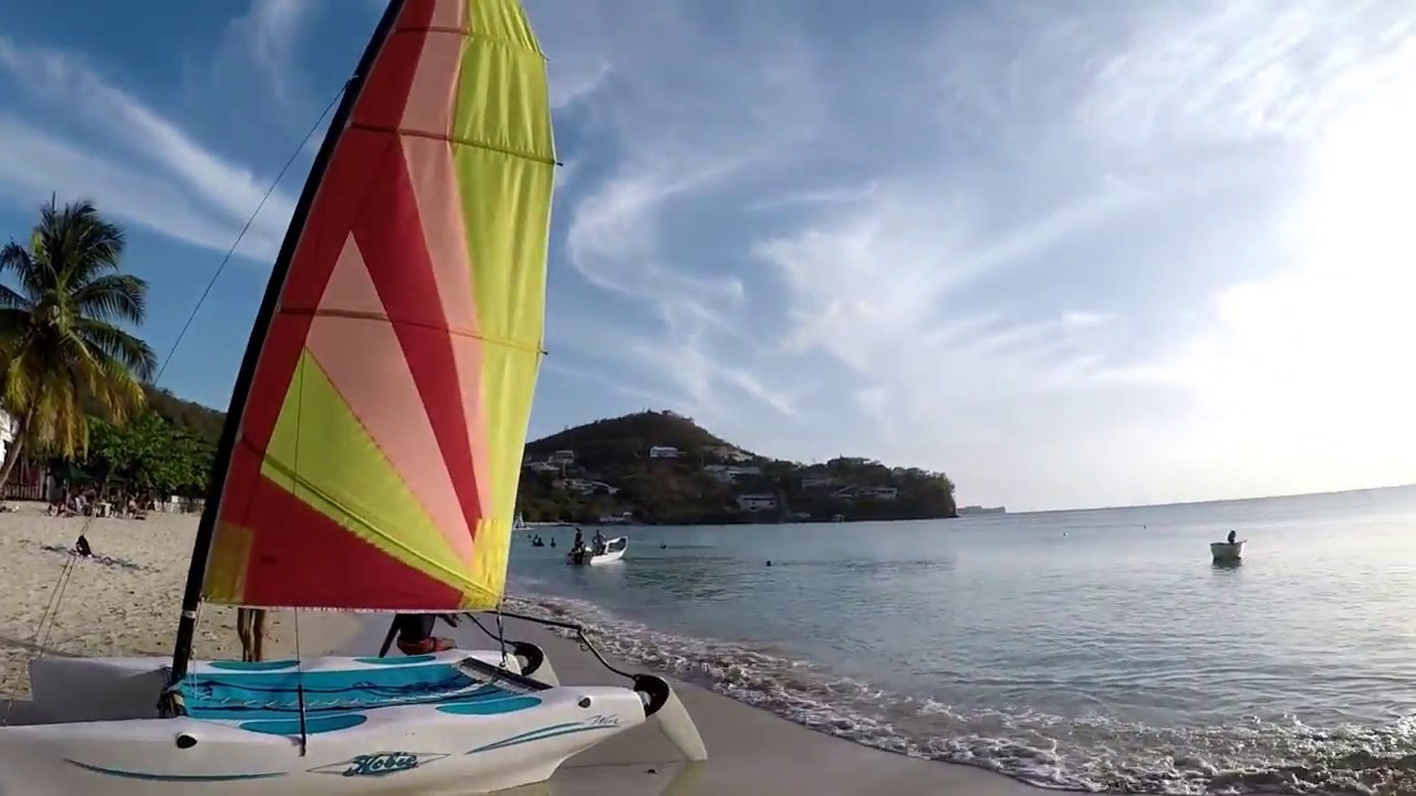 BEACH FISHING with LURES - SURF Fishing in Grenada, Caribbean