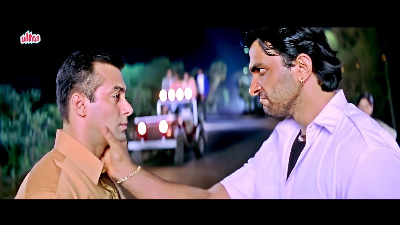 सड़क पे सलमान भाई को मिली धमकी - हकीम लुक्का | Garv | Salman Khan | Hindi Movie Best Scene