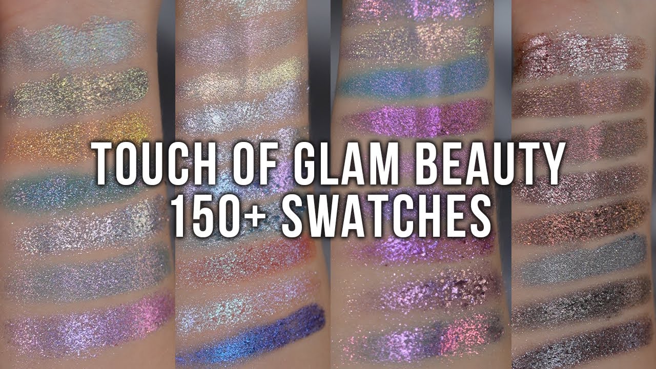Образцы теней для век Touch of Glam Beauty | Более 150 оттенков теней для век на фото
