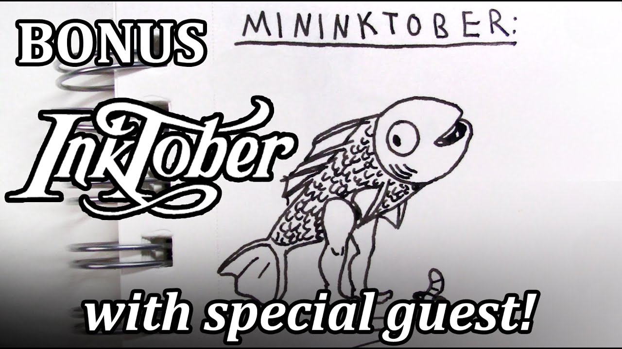 MIN-INKTOBER 2020 with special guest SWELLIGATOR