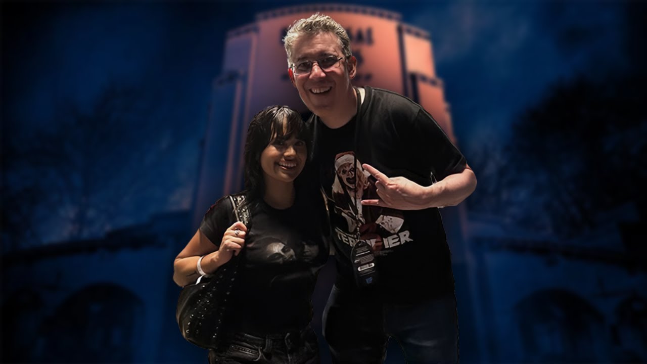 MEETING DAVID HOWARD THORNTON & THE TERRIFIER CAST | HALLOWEEN HORROR NIGHTS HOLLYWOOD OPENING 2025