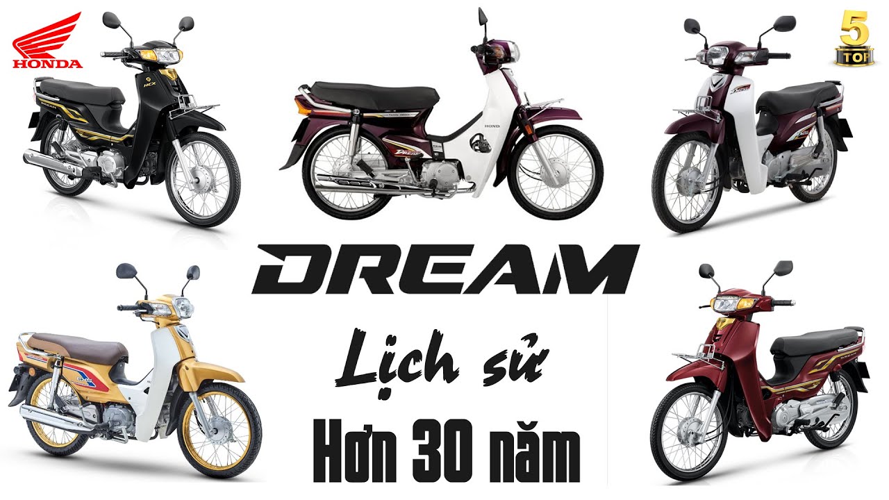 Honda Dream – Hành trình hơn 30 năm có mặt tại Việt Nam ▶️ HUYỀN THOẠI sẽ trở lại VIỆT NAM 🔴 TOP 5
