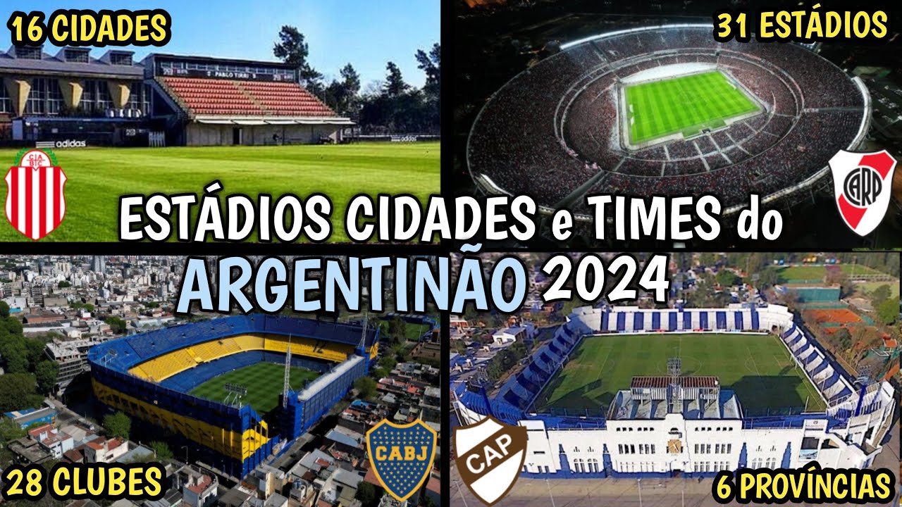 TODOS os ESTÁDIOS, TIMES e CIDADES do 