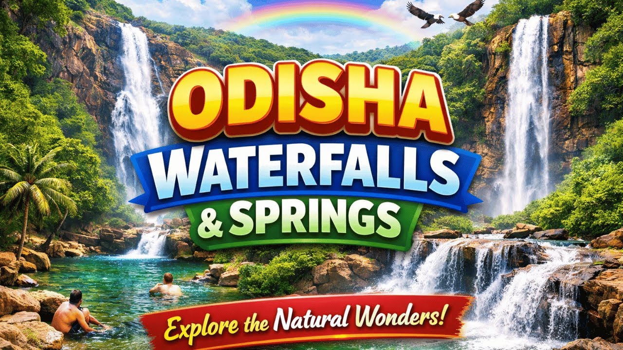 Waterfalls and Springs of Odisha | Geography of Odisha by Lipsita Mam | All Competitive Exams