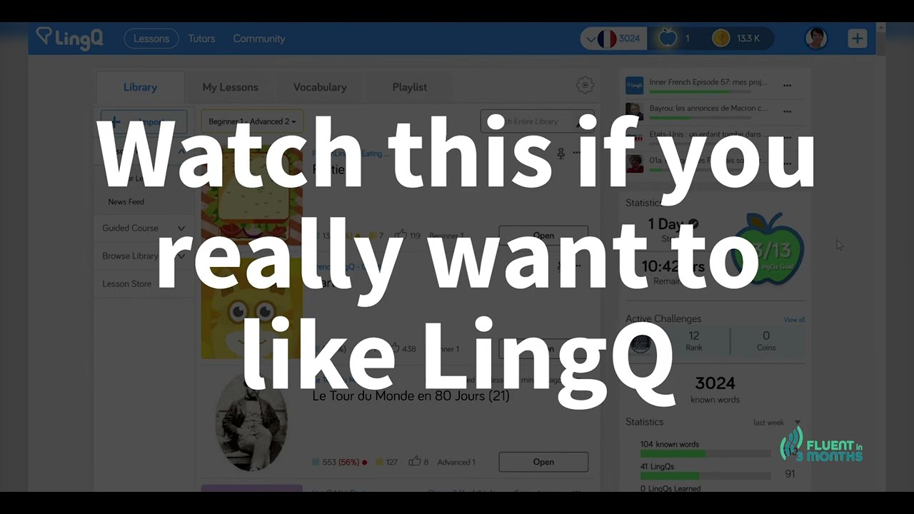 How to Use LingQ (Tutorial)