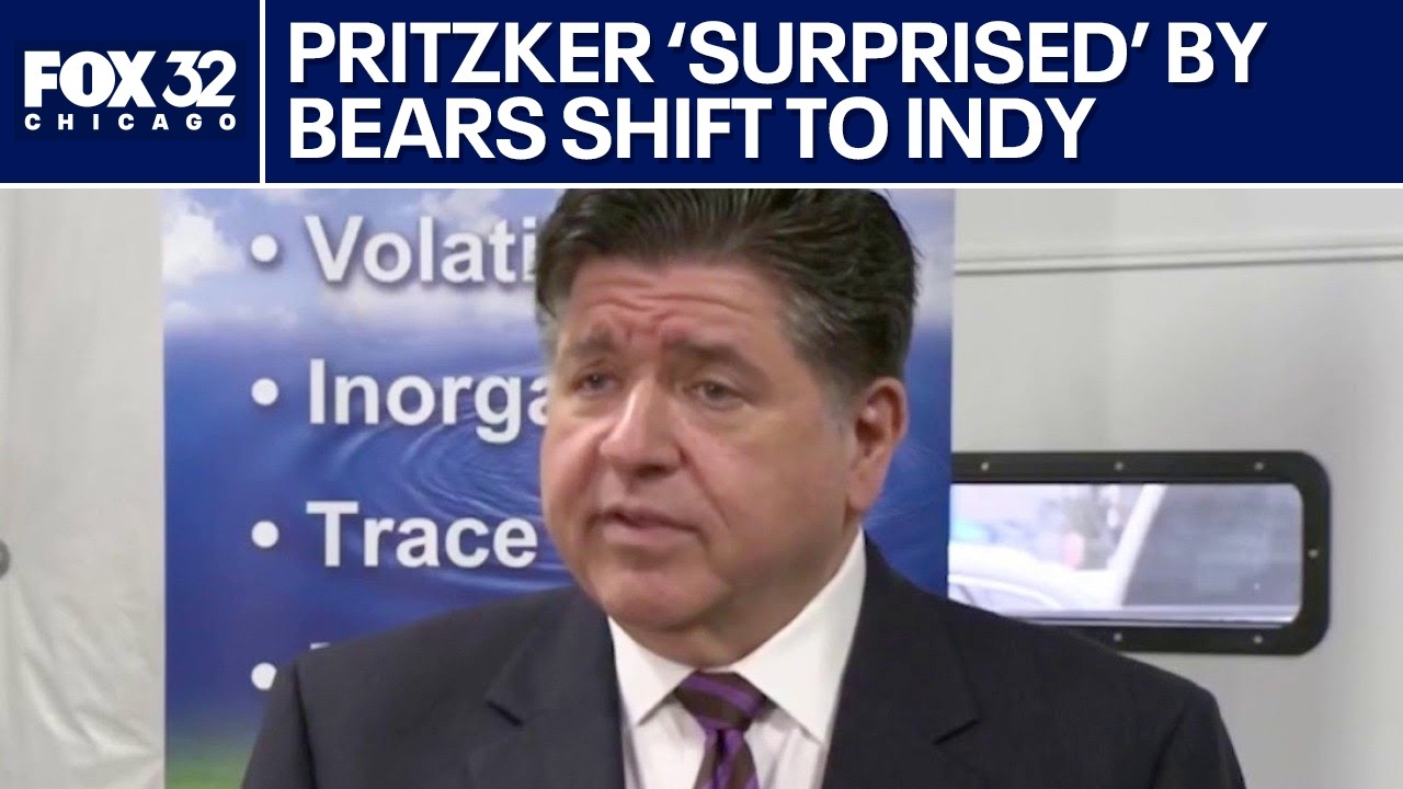 Pritzker 'surprised' after Bears signal shift to Indiana