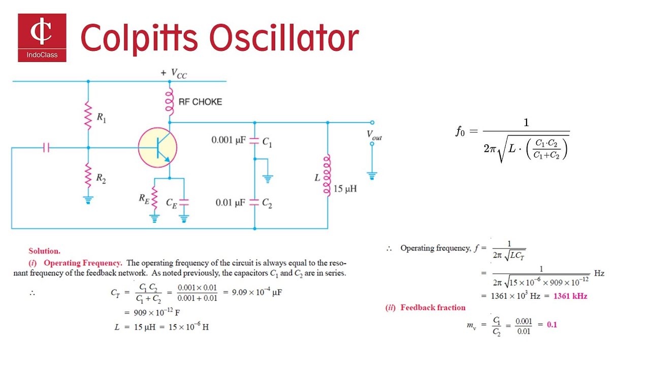 Colpitts Oscillator - Generating a High Frequency