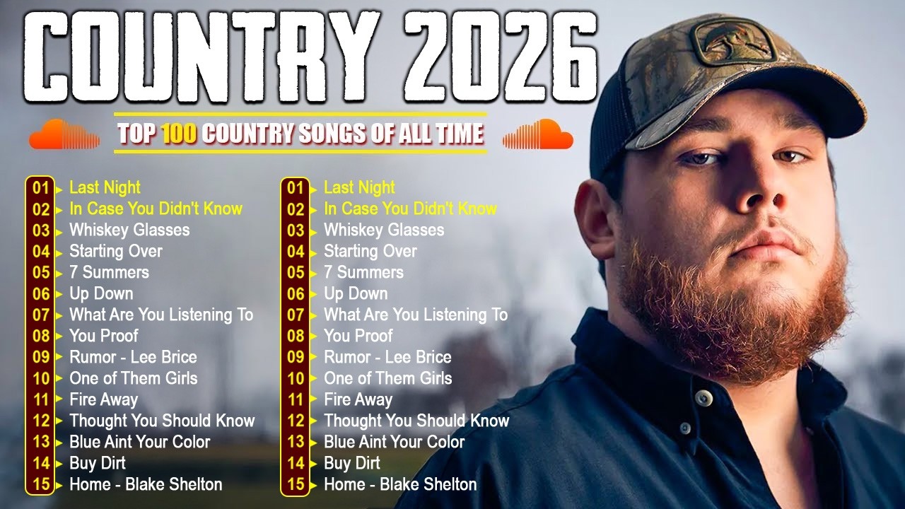 Ultimate Country Playlist 2026 ~ Morgan Wallen, Luke Combs, Chris Stapleton, Luke Bryan, Kane Brown💥