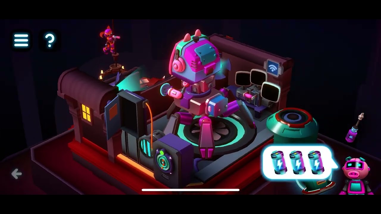 Tiny Robots Portal Escape. Quantum Gambit. 3 Stars Walkthrough.