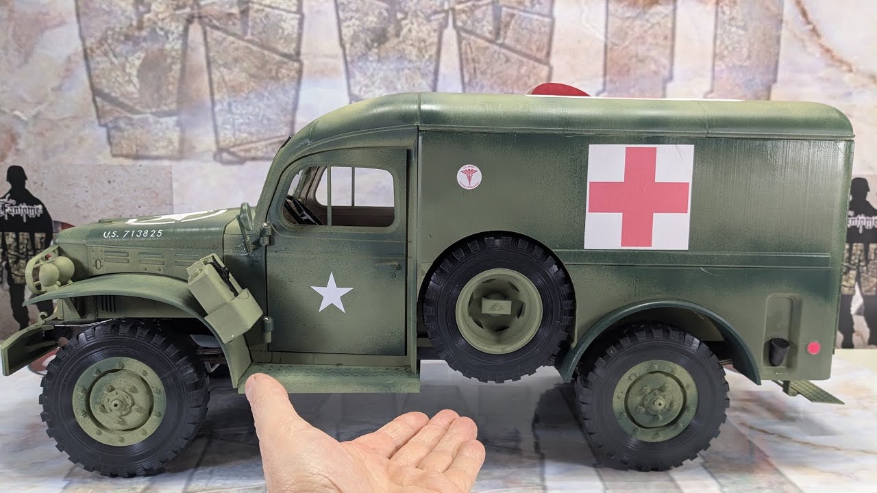 1:6 SCALE WWII DODGE WC-54 AMBULANCE( 3D PRINTER )
