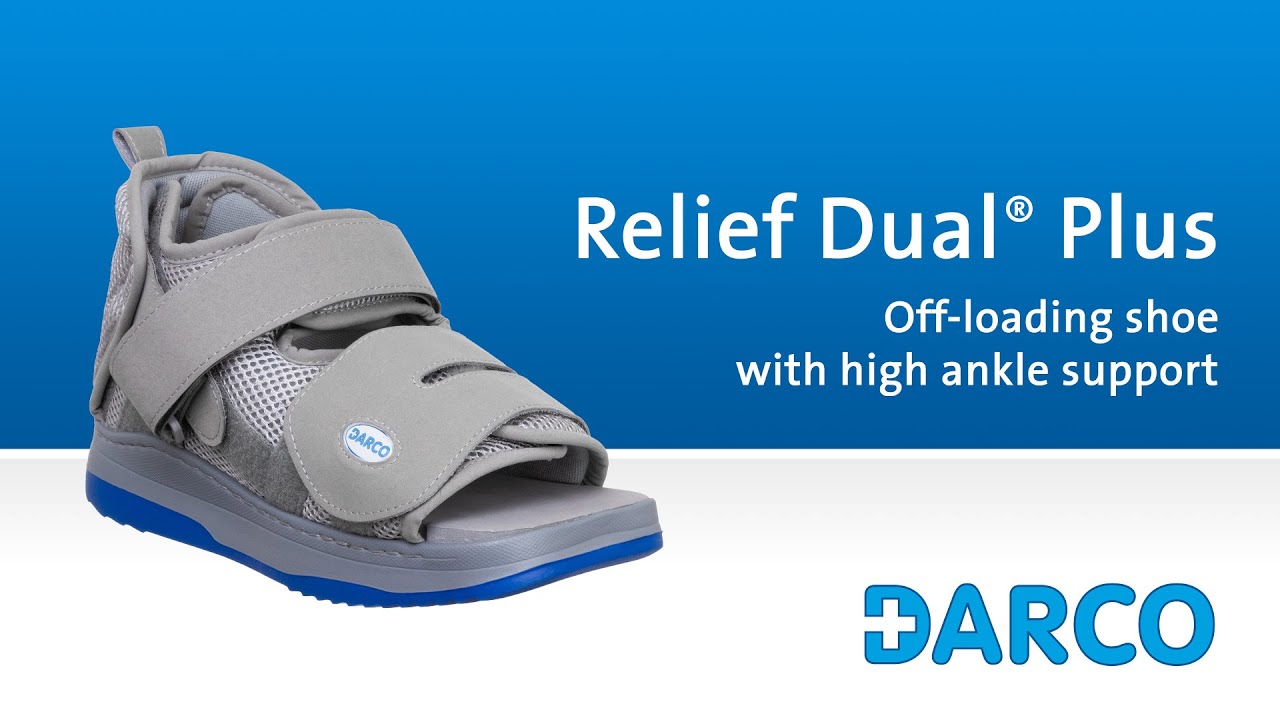 Relief Dual® Plus Off-loading shoe with high ankle support - PLUS even more applications