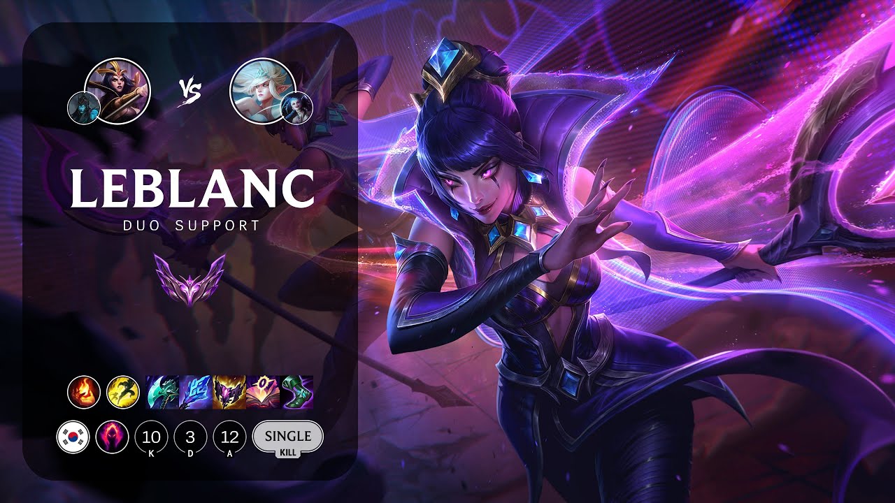LeBlanc Support vs Janna - KR Master Patch 13.24