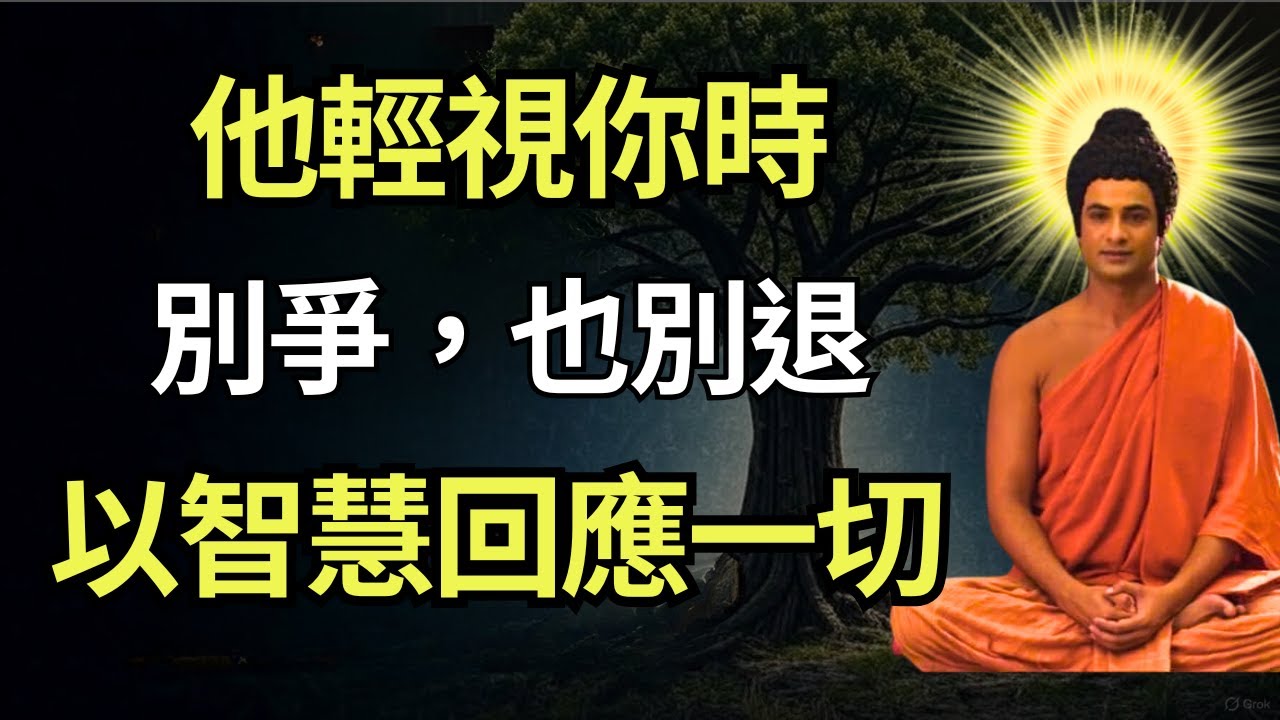 睡前佛教智慧：被人看不起時的佛陀智慧 | 讓內心變輕鬆的佛陀教誨 #佛教智慧 #佛教 #禪心之道 #佛家 #佛學 #佛法 #佛陀 #佛學智慧 #buddha #放下