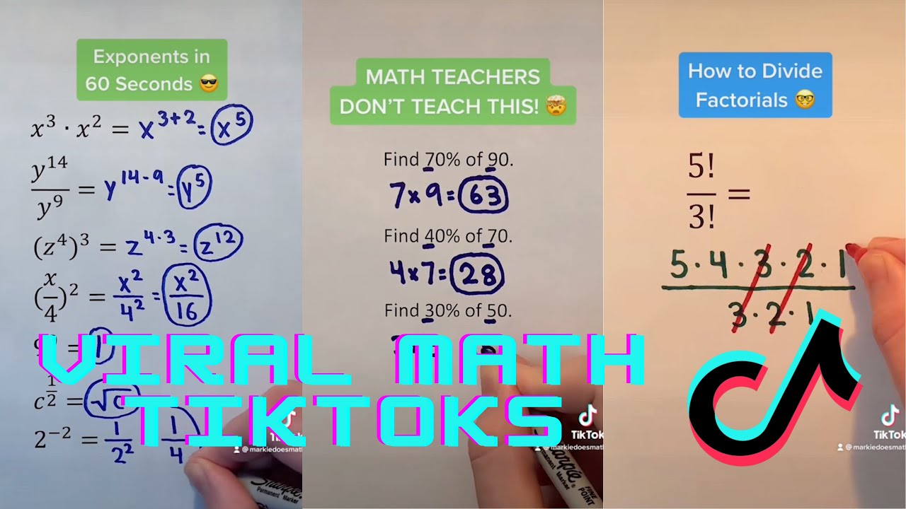 My Most Viral Math TikToks!