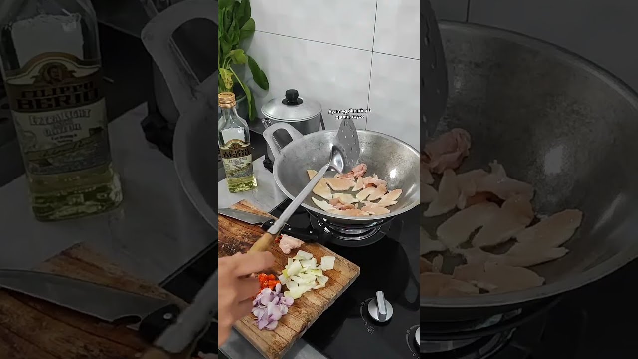 nasi goreng full protein menu diet promil #rikaajostore #cooking #minivlog #simplelife #irt #masak
