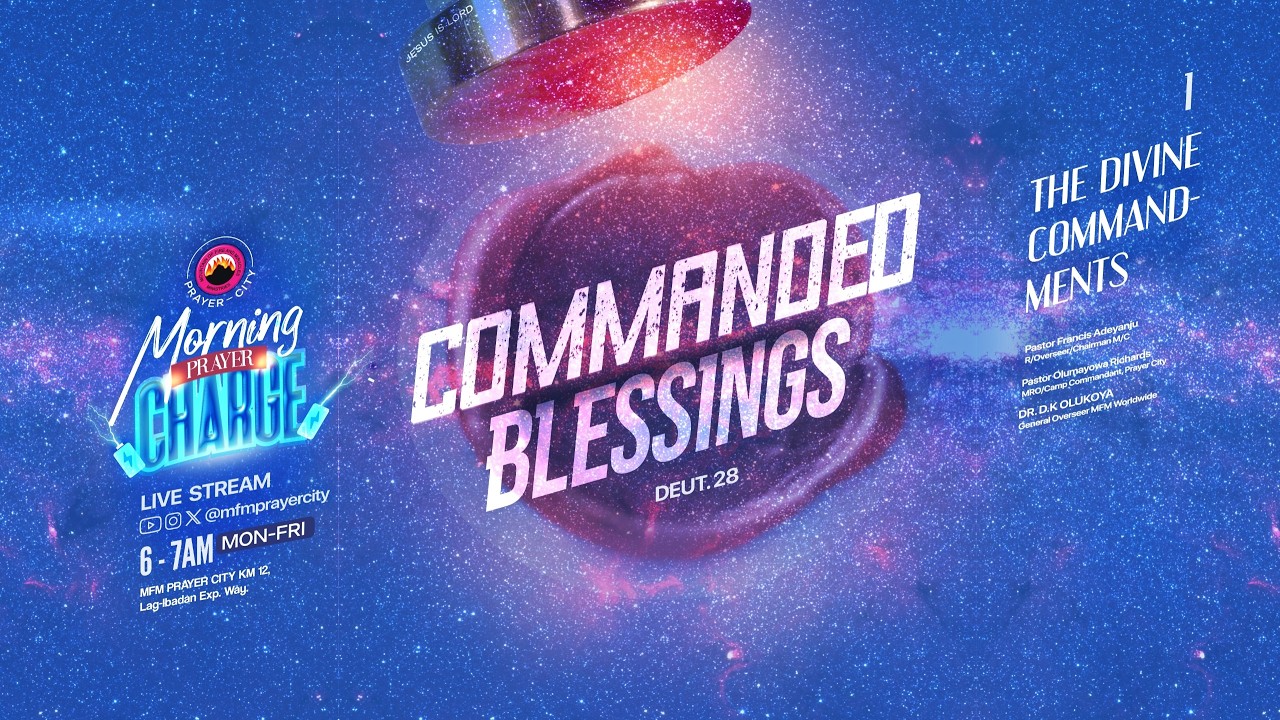 THE DIVINE COMMANDMENTS | MFM MORNING CHARGE PRAYERS | 16-02-2026 | MFM PRAYER CITY
