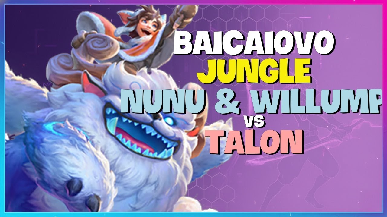 Baicaiovo Top 2 Chinese Super Server Nunu & Willump Challenger Jungle Pathing Engsub