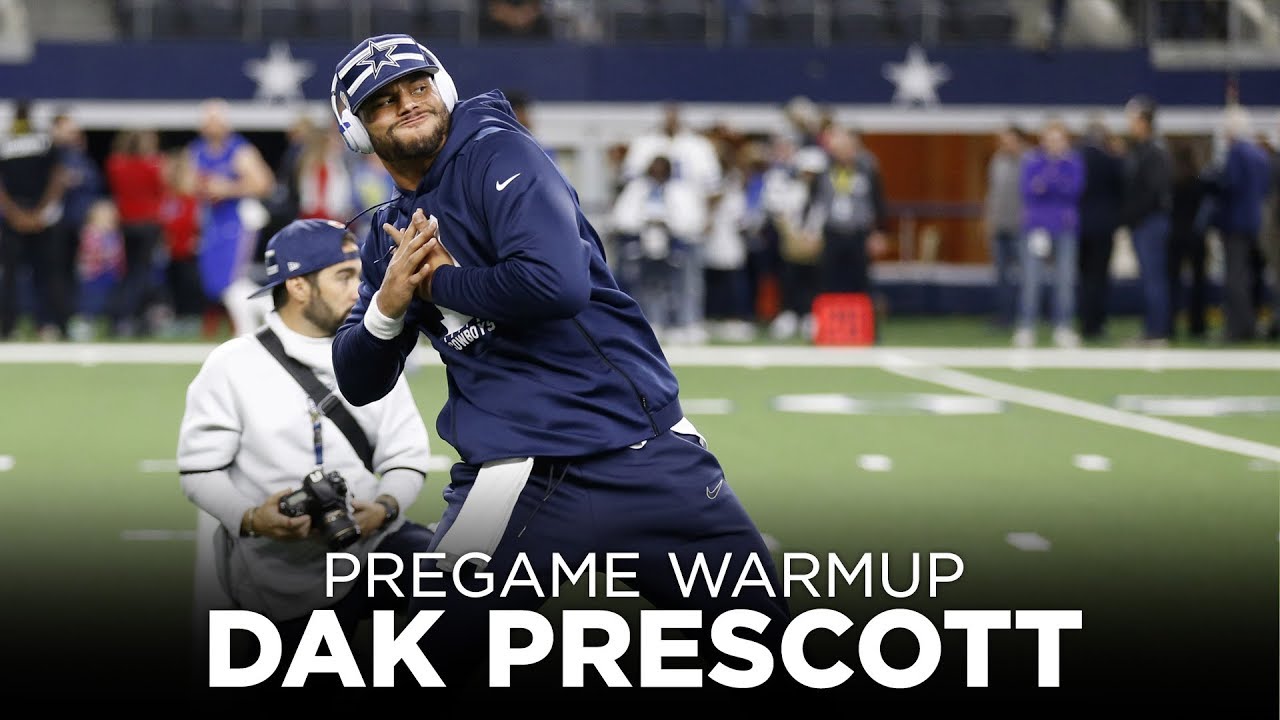 Watch: Cowboys QB Dak Prescott&rsquo;s pregame 