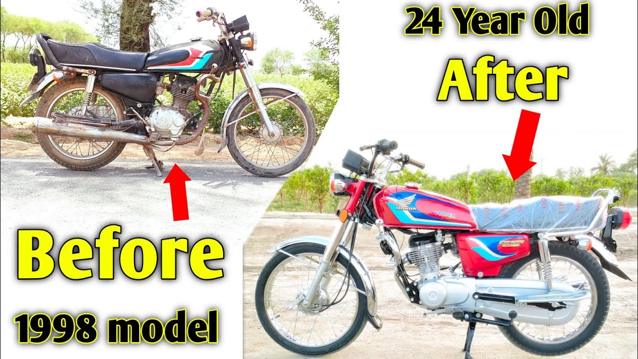 Honda CG 125 98 model complete restoration and expense detail || Pak Bike Repairing