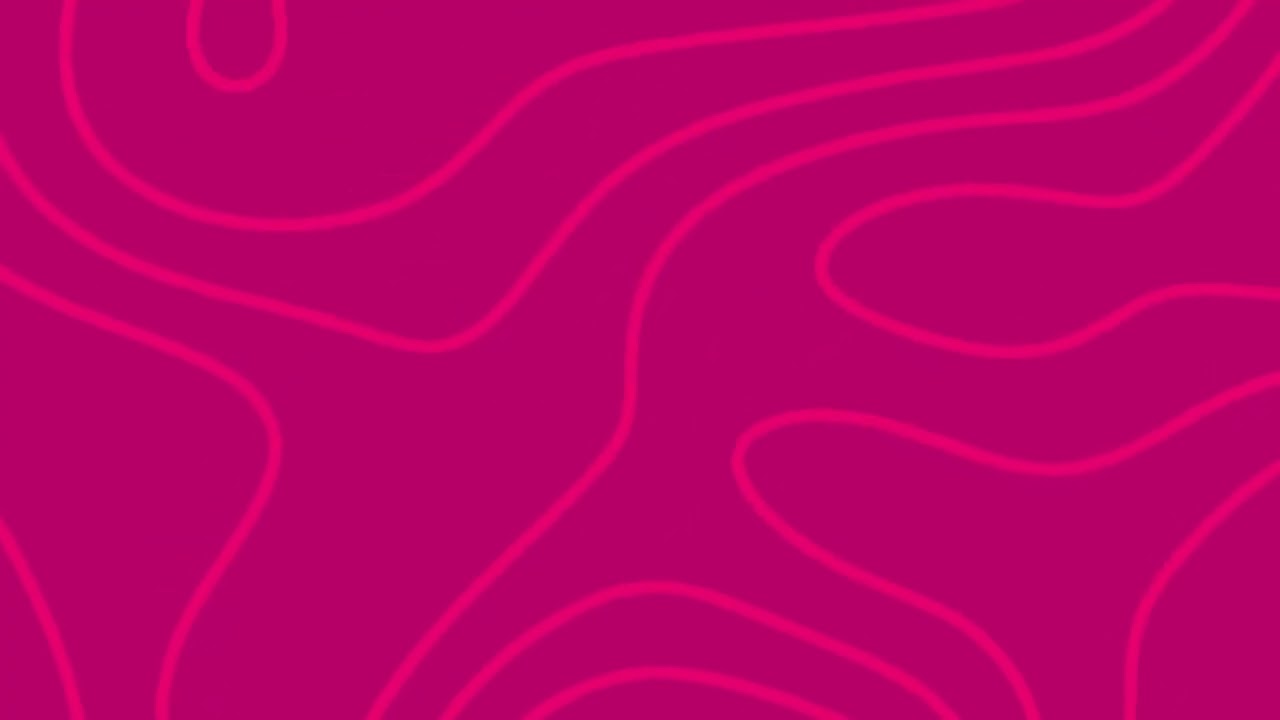 30 Minutes of Pink Dream Waves | Abstract Curved Lines + Music Box Fantasy Instrumental