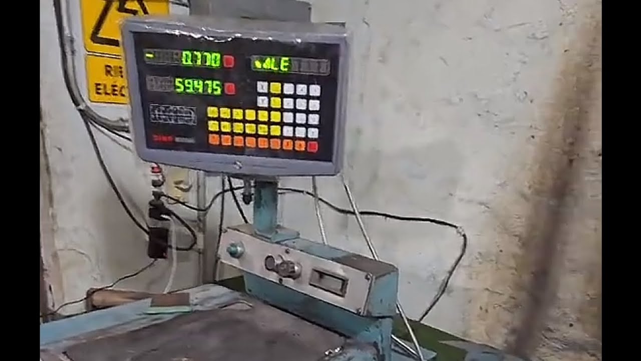 Configura correctamente el lector de tu #torno #ingenieria #tallermecanico #fresadora #manufactura