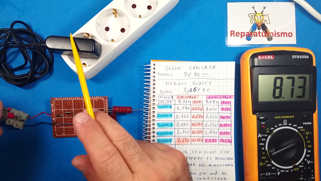 ACLAREMOS CONCEPTOS: COMO REDUCIR VOLTAJE CON DIODOS ¿PORQUE MIDE MAL?