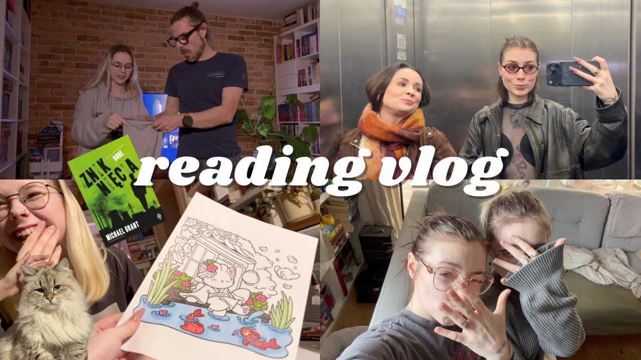 Nasz patronat i wzruszenia, nowy pok&oacute;j Toli, zakupy i losowanie filmu 📚|| READING VLOG ⭐️