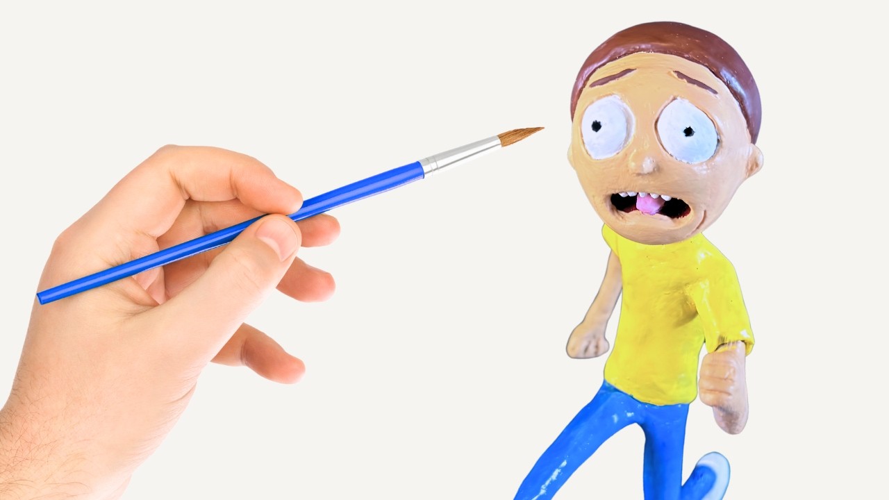 I tried to sculpt Morty. It made sense at the time.