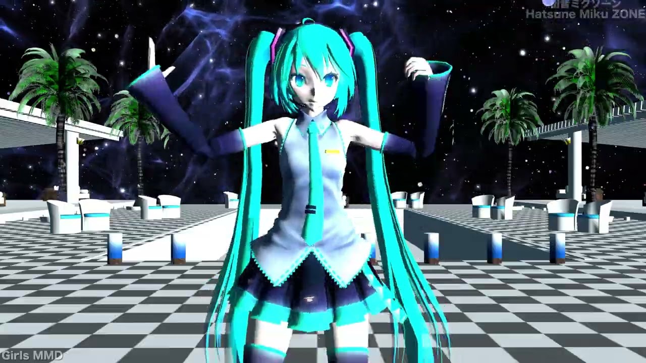 初音ミクが『Girls』を踊ってみた【MMD】
