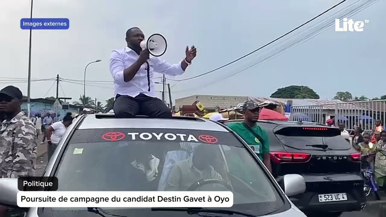 Le candidat Destin Gavet poursuit sa campagne électorale