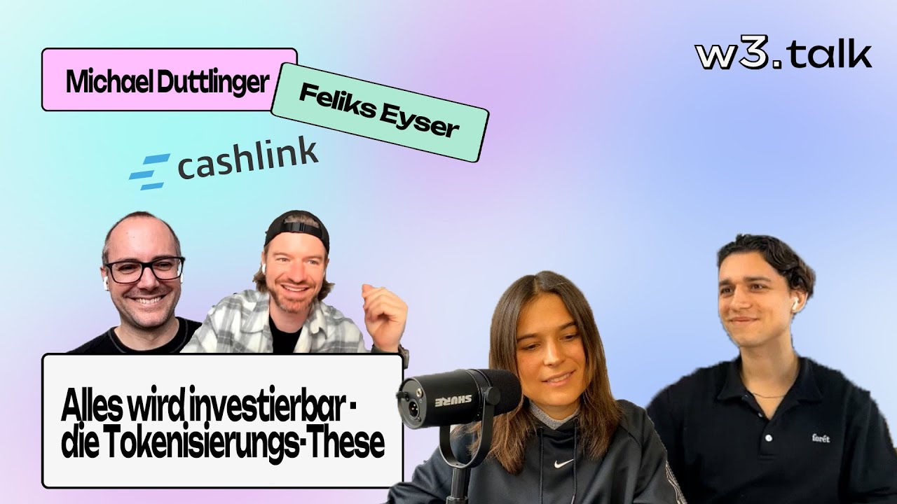 Alles wird investierbar - die Tokenisierungs-These | w3.talk #71