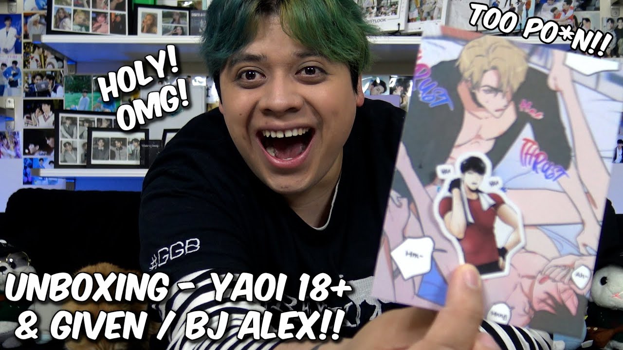 (SPICY 18+!!) Unboxing - YAOI Mystery Bag: NSFW 18+ & BJ ALEX / GIVEN STICKERS!