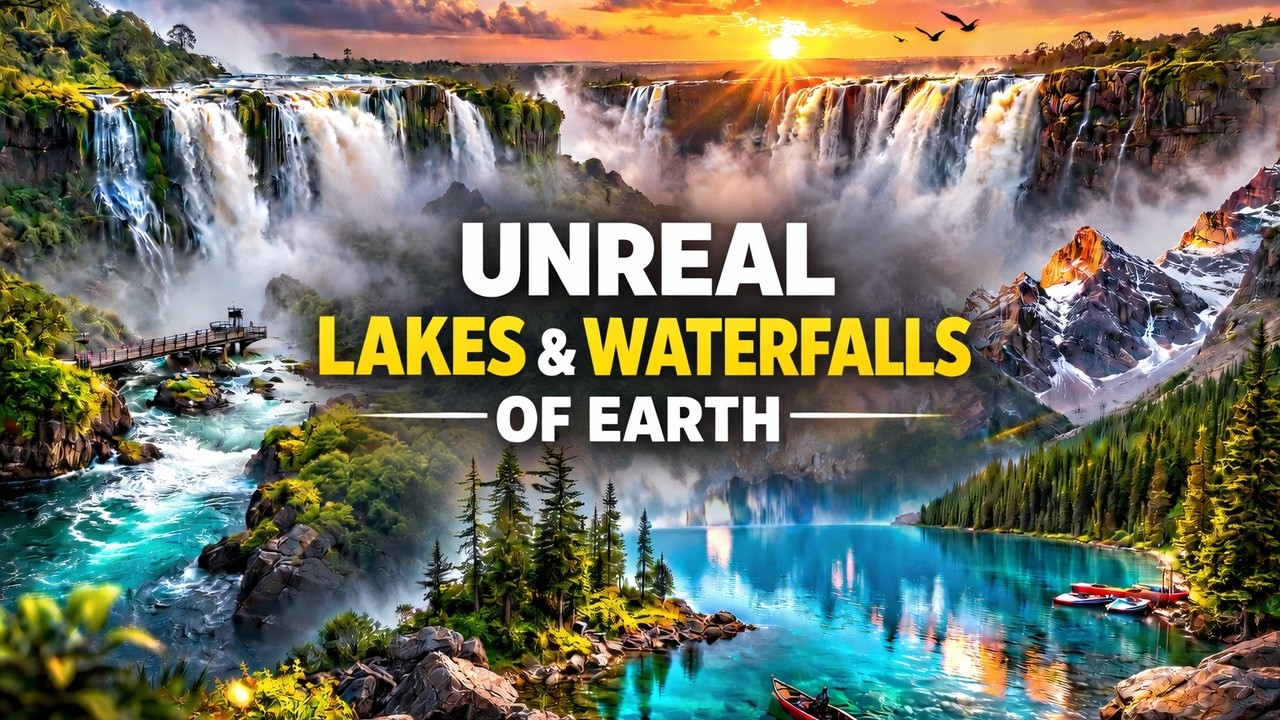 The 15 Most Unreal Lakes and Waterfalls on Earth