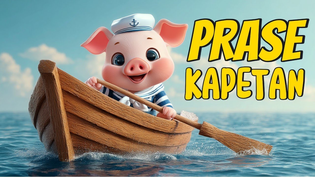 Prase kapetan 🐷 Stari čamac ⛵⚓️ Vesele Zverke | Zabavna dečija pesma za đuskanje!