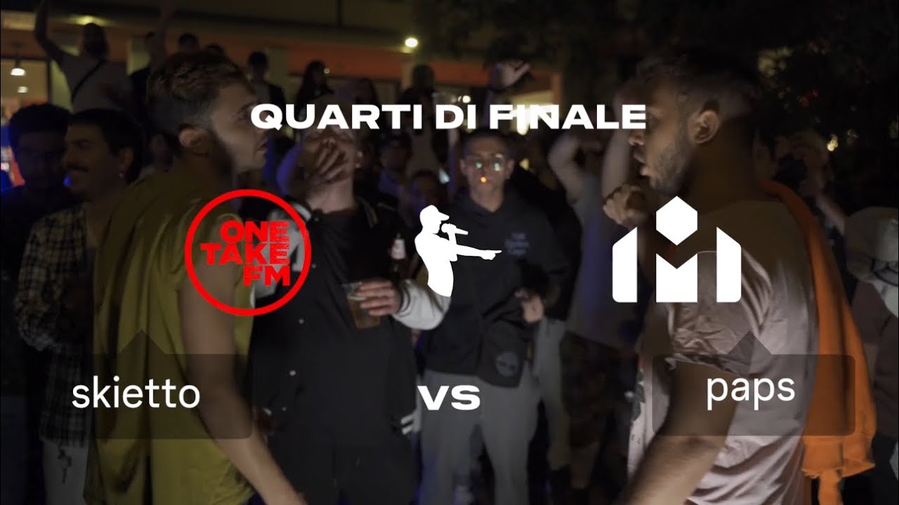 SKIETTO vs PAPS - Street Fighter Muretto x OneTake (Quarto di finale) - #freestyle #battle #onetake