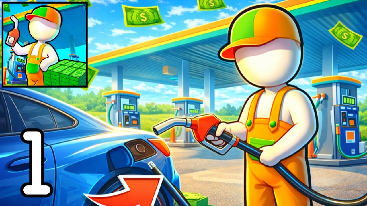 Gas Station - Gameplay Walkthrough  - Petrol Cng Gas (iOS, Android) Part-1