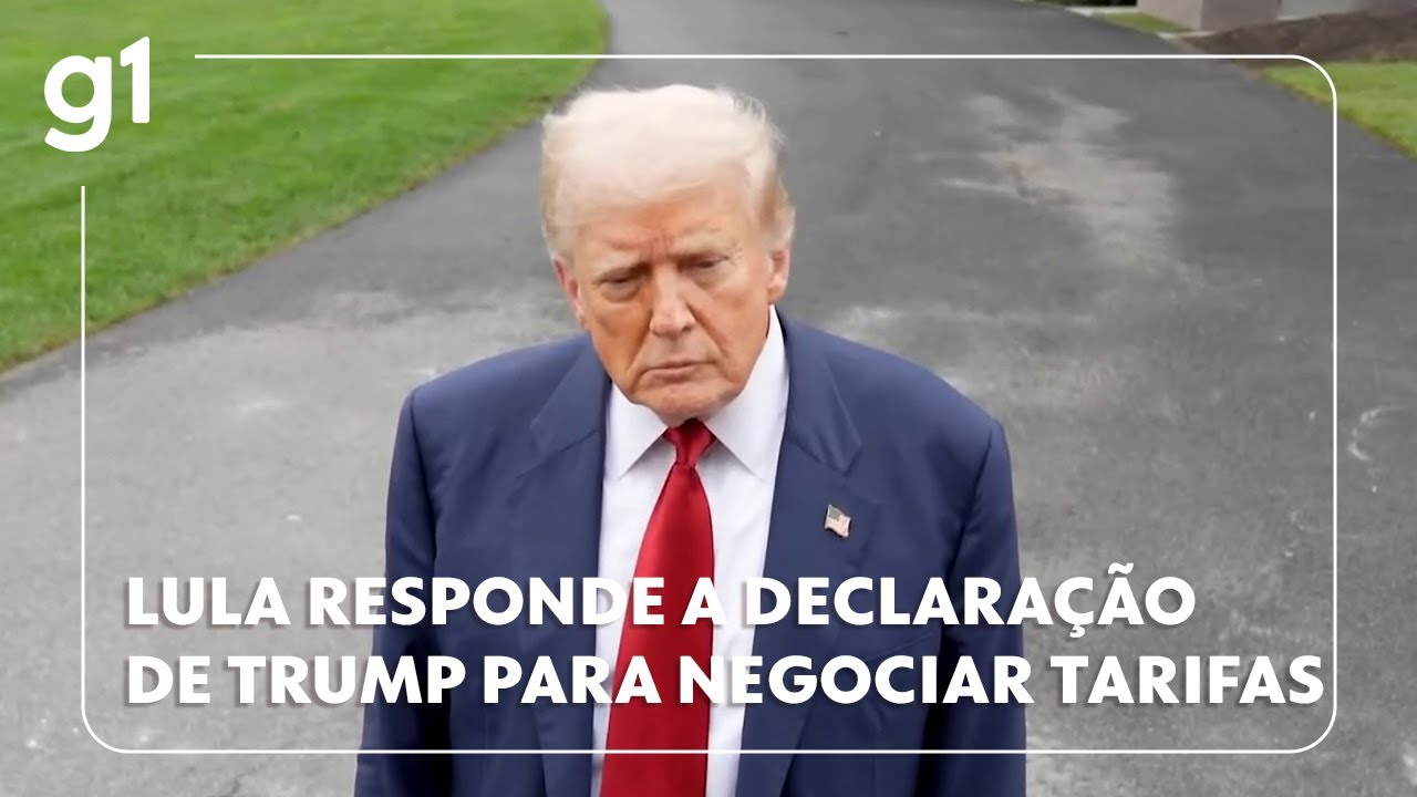 Lula responde à declaração de Trump para negociar tarifaço do Brasil