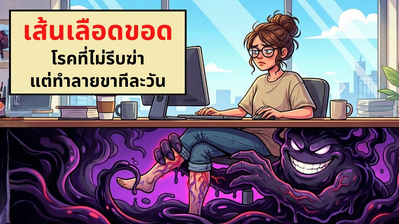 เส้นเลือดขอด - โรคที่ไม่รีบฆ่า แต่ทำลายขาทีละวัน | เรื่องไม่รู้รอบตัว