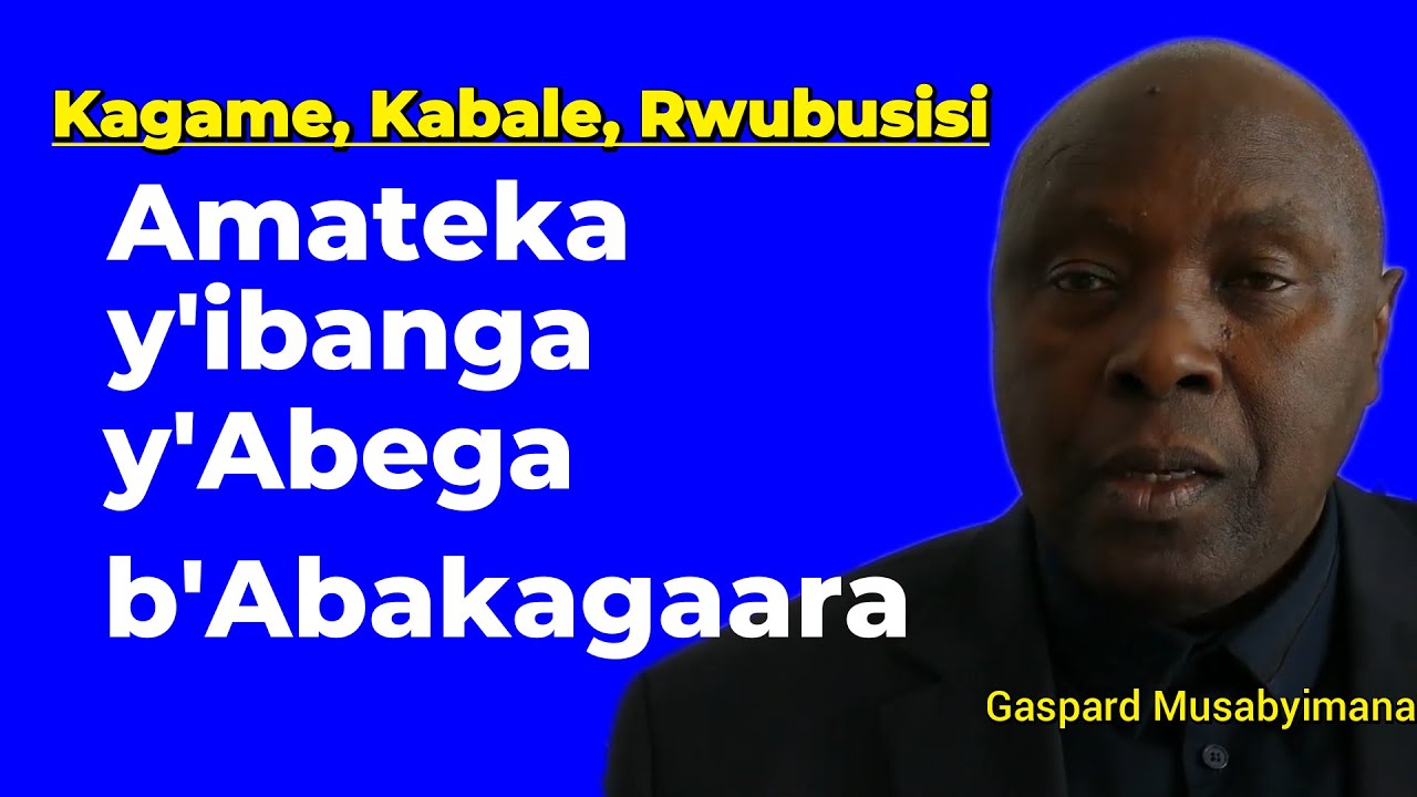Kagame, Kabale, Rwubusisi.  Amateka y'ibanga y'Abega b'Abakagaara