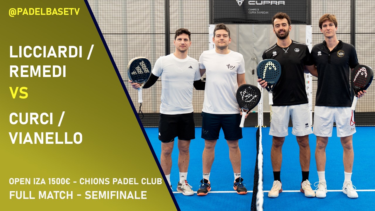 SEMIFINALE MASCHILE - OPEN IZC 1500€ CHIONS  - Vianello / Curci Vs Licciardi / Remedi