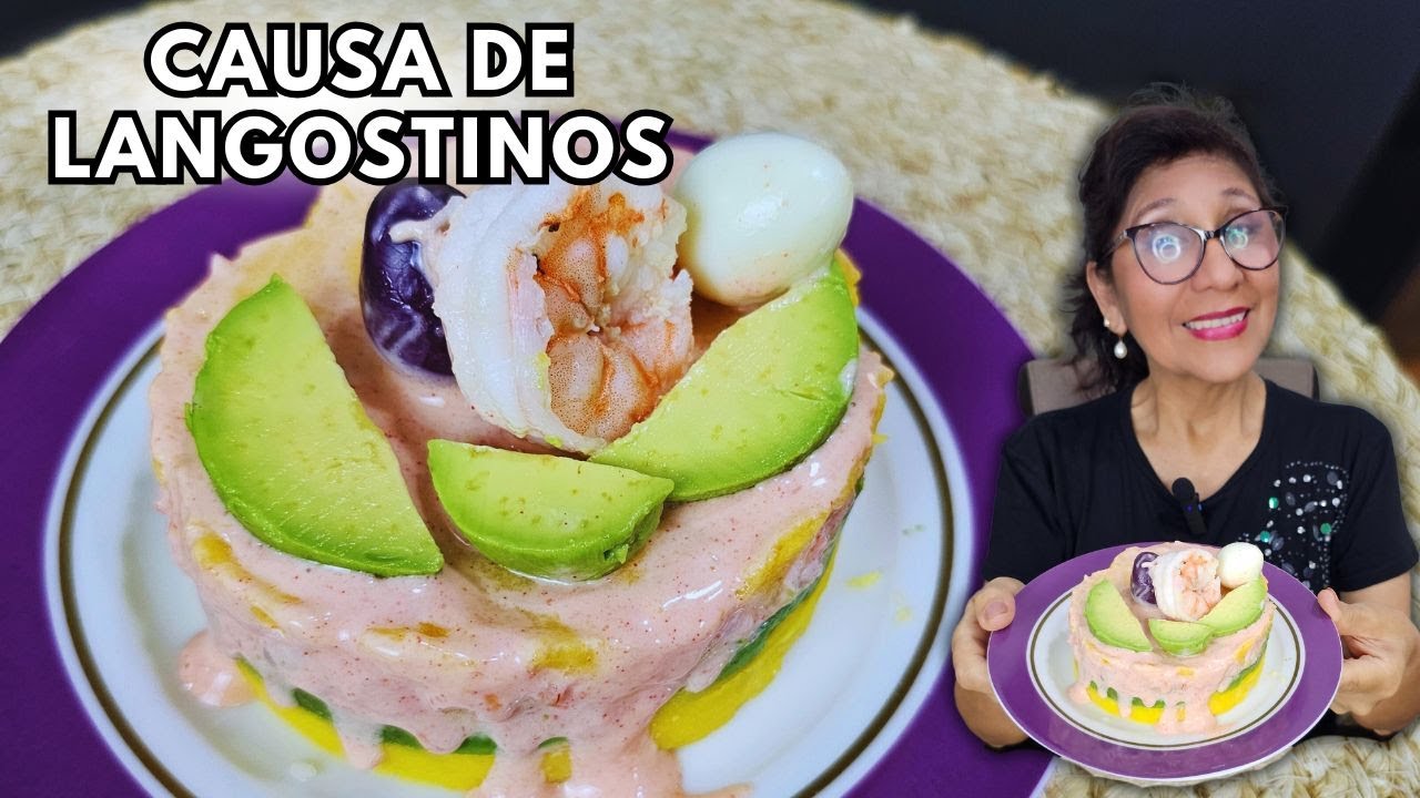 Causa de Langostinos deliciosa | Receta peruana